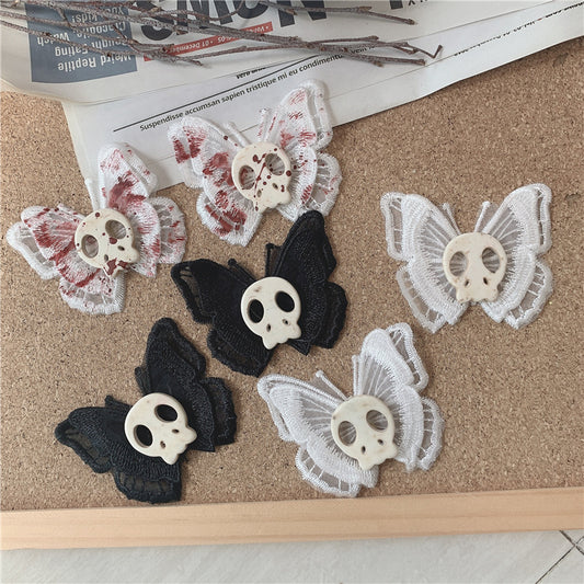 Skull Hair Clip Side Clip Hair Accessory Punk Show