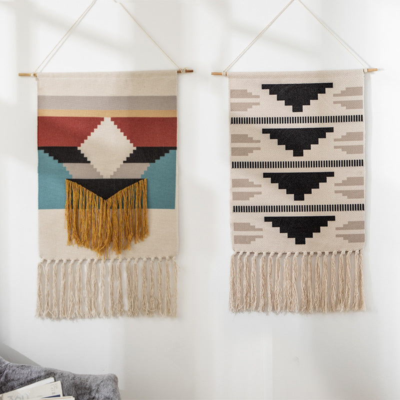 Hanging tassel tapestry