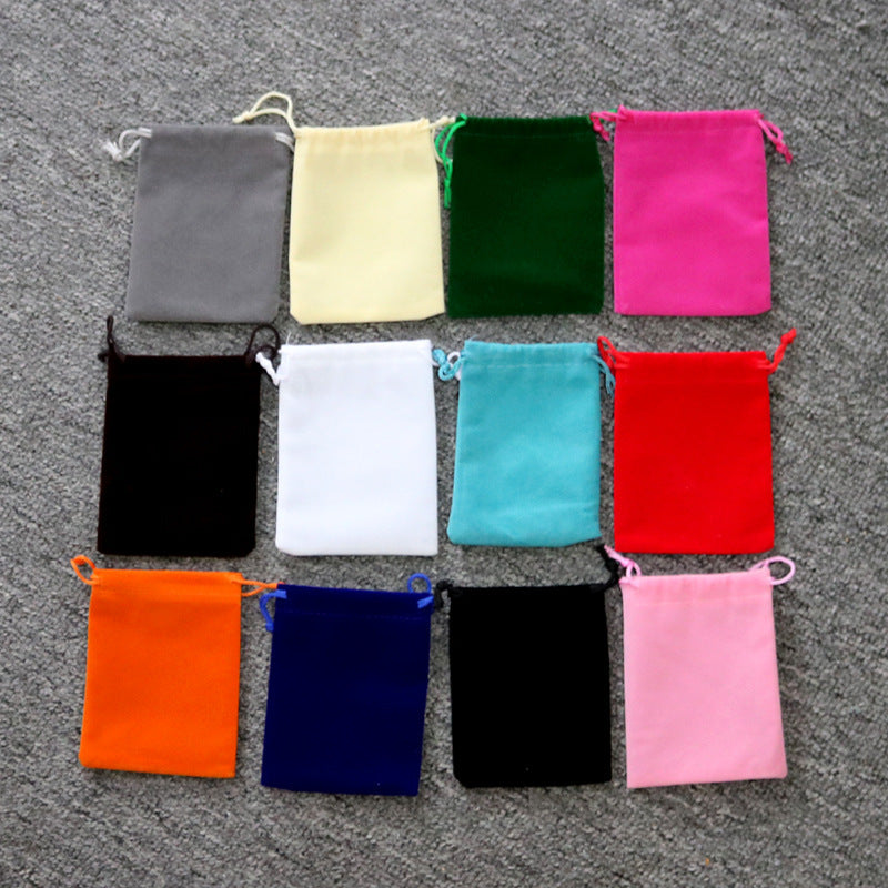 Multi-color Jewelry Packaging Flannel Bag