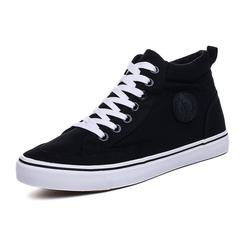 Manufacturers selling canvas casual shoes black shoes shoes lazy Korean students all-match shoes