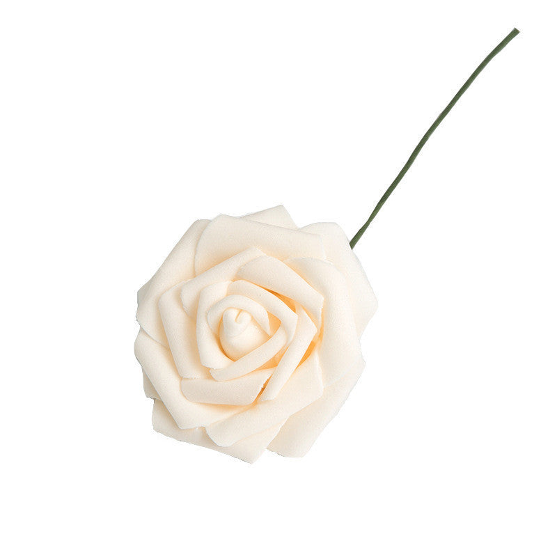 Artificial Flower 8CM PE Rose with Rod