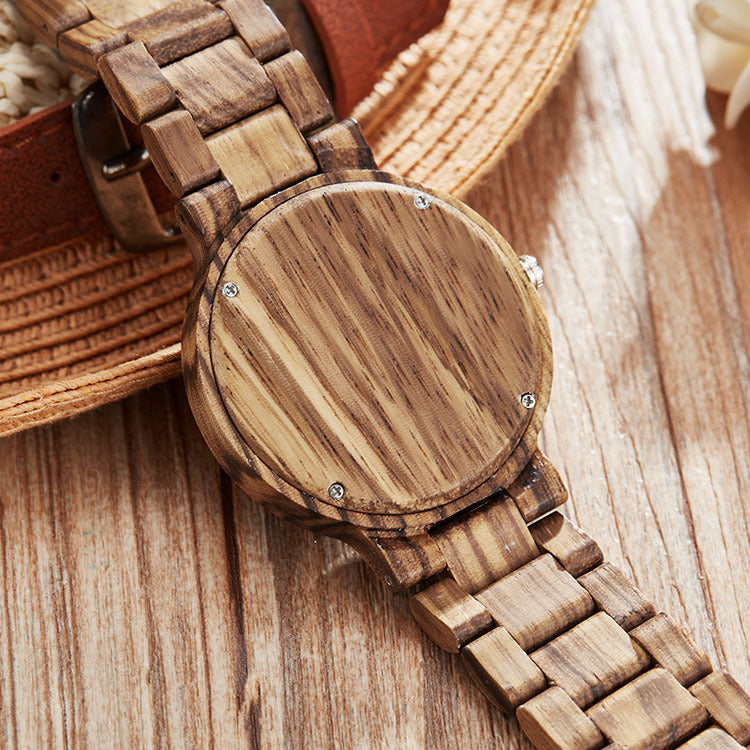 Couple wooden watch