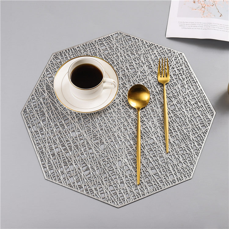 North European creative octagonal round placemat