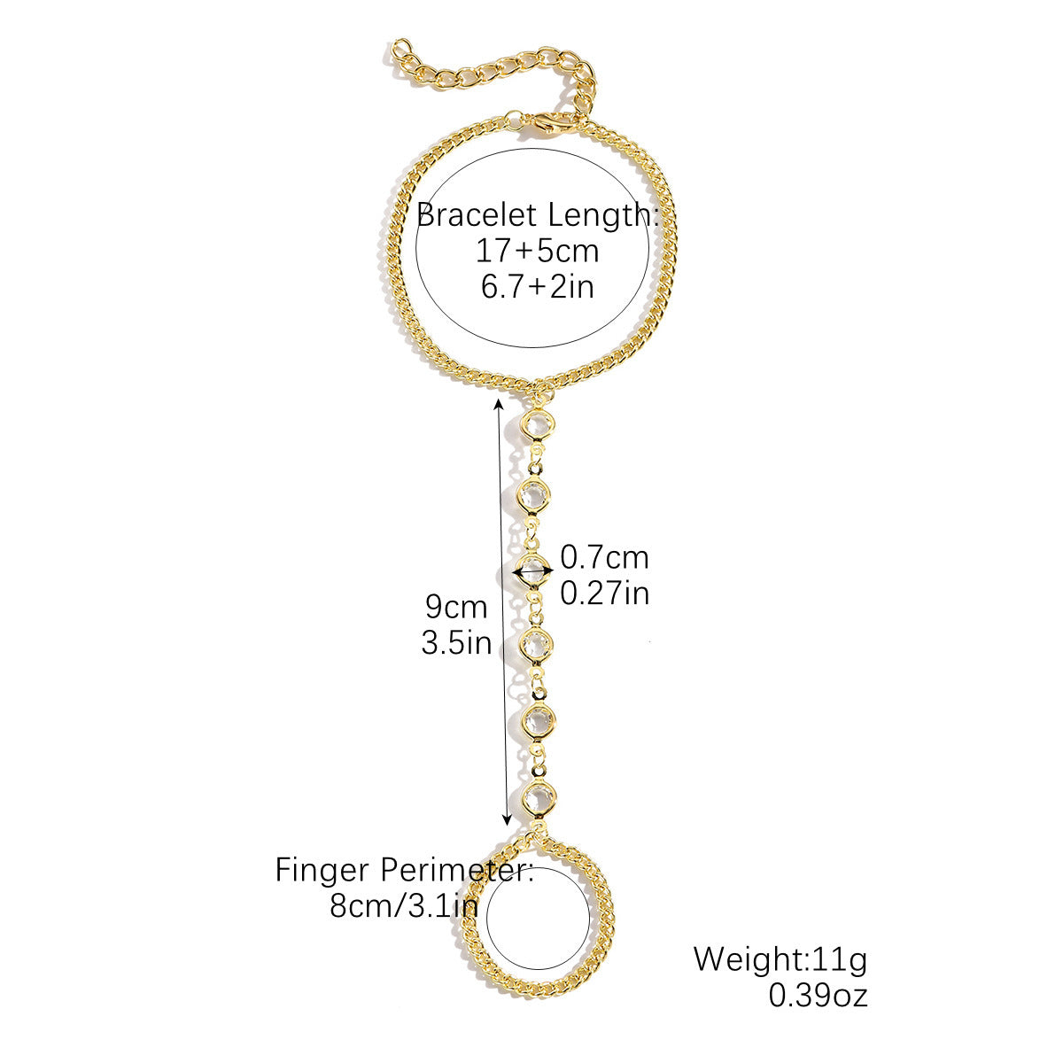 Women's High-grade Simple Finger Chain