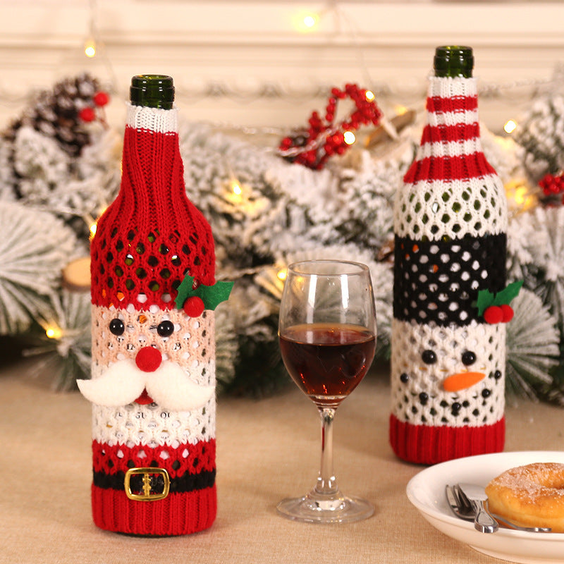 Christmas Decoration Snowman Wine Bottle Holder