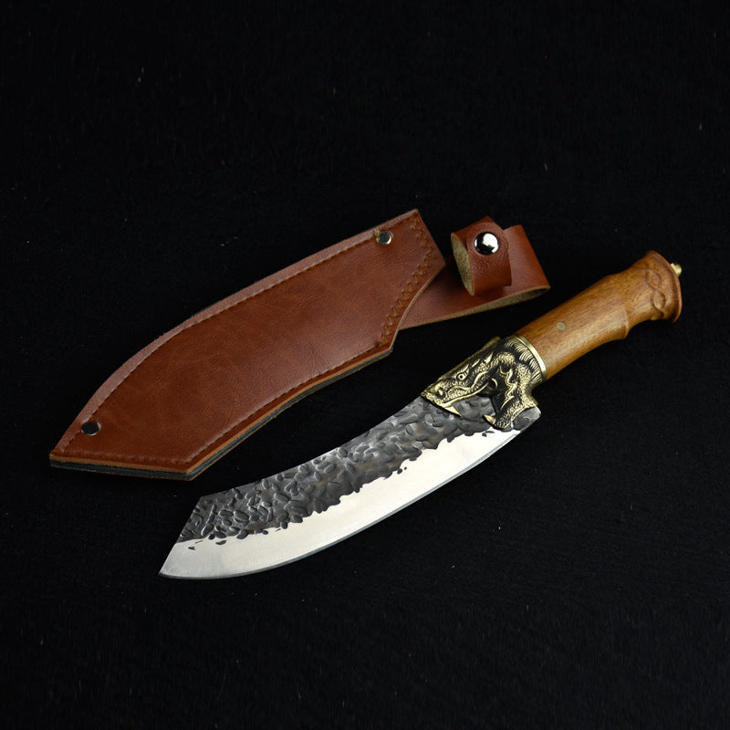 Forge longquan kitchen knife by hand