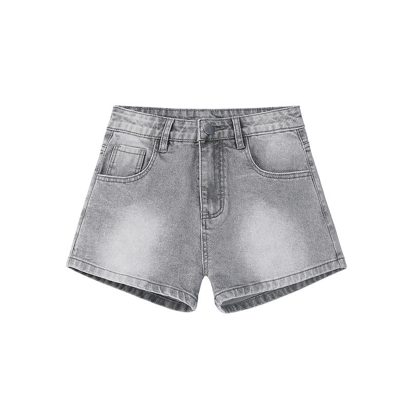 Summer Light Color Denim Shorts For Women