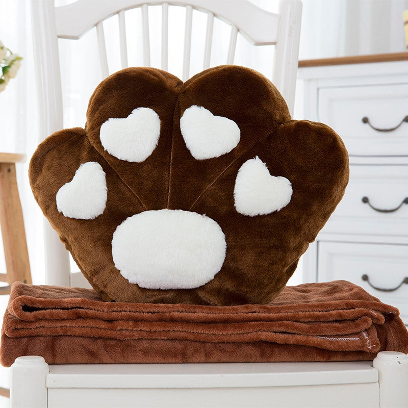 Cute cat paw pillow