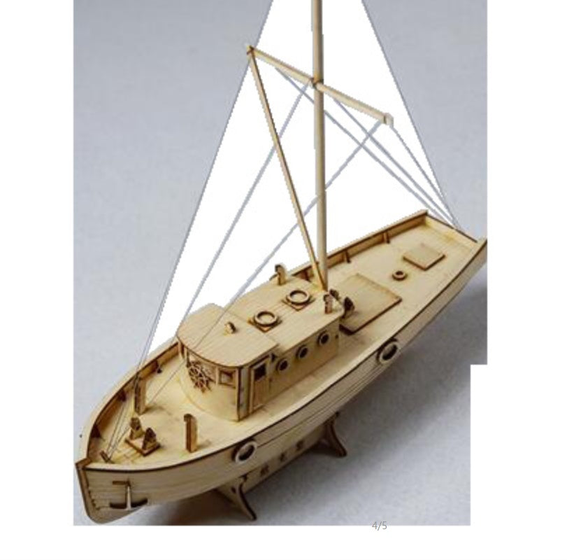 Model wooden assembled ship