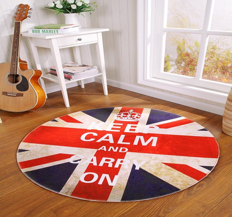 80CM Cartoon Round Carpet Children's Bedroom Card Captor Sakura Magic Circle Carpet Eco-Friendly Rug Computer Chair Mat