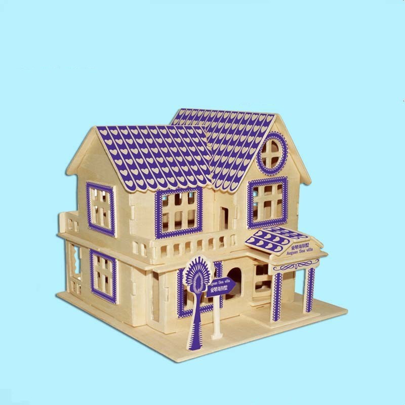 Wooden house model