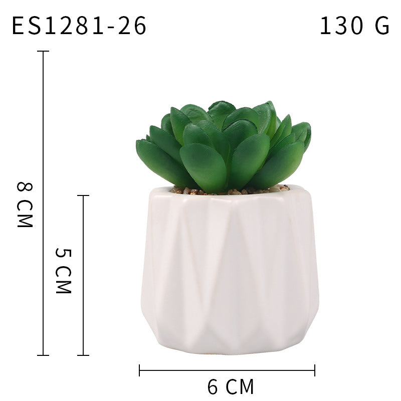 Wave Cup Type Simulation Succulent Potted Plant