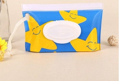 Flip-out removable tissue bag