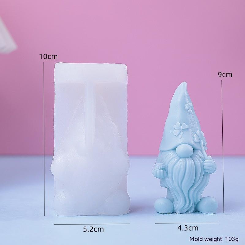 DIY Plaster Easter  Candle Silicone Mold