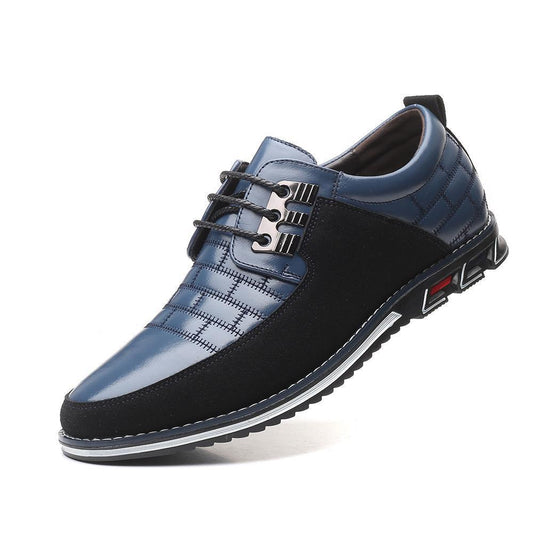 Men's round toe lace-up casual shoes