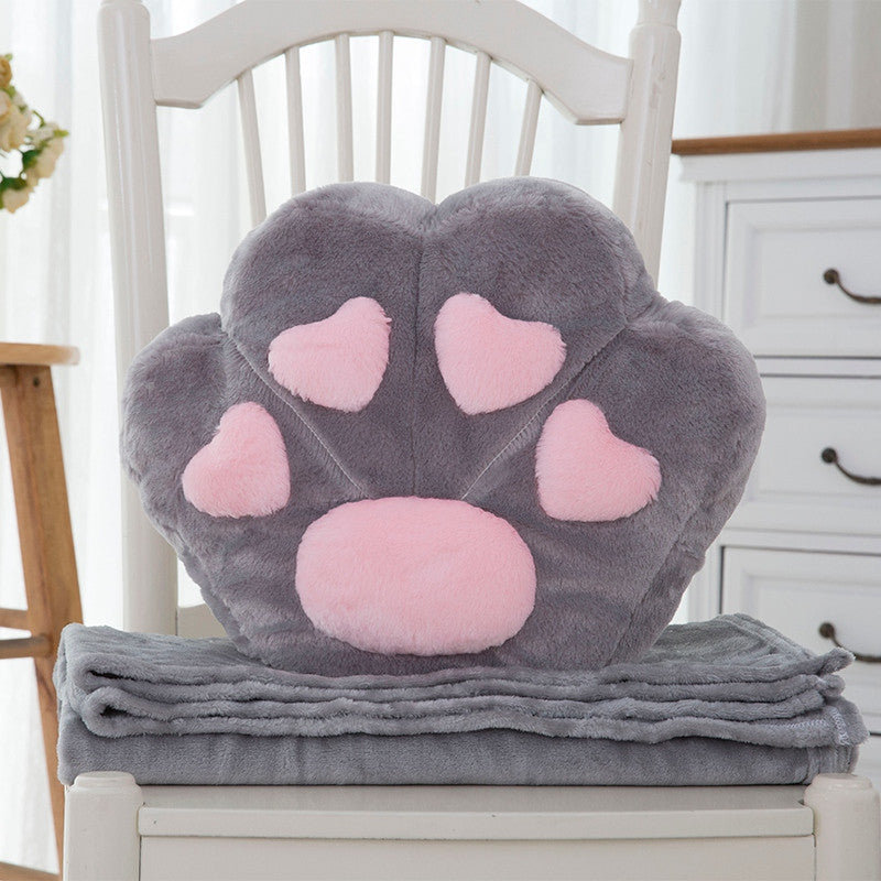 Cute cat paw pillow