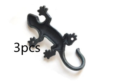 Wrought Iron Gecko Hook American Cast Iron Garden Hook