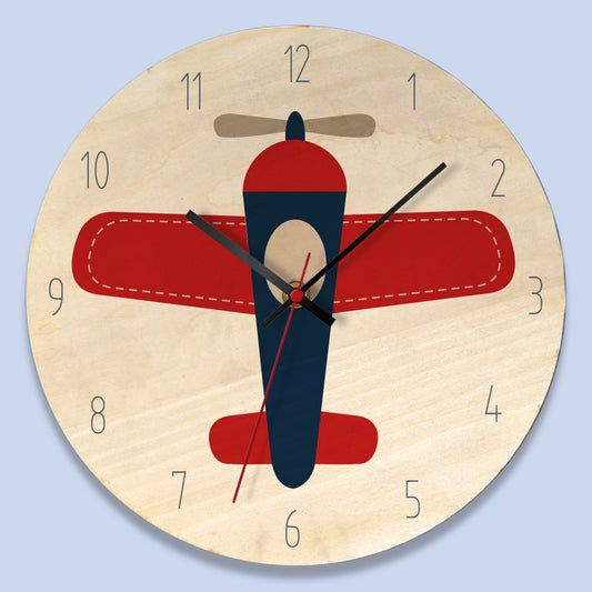 Wooden retro wall clock