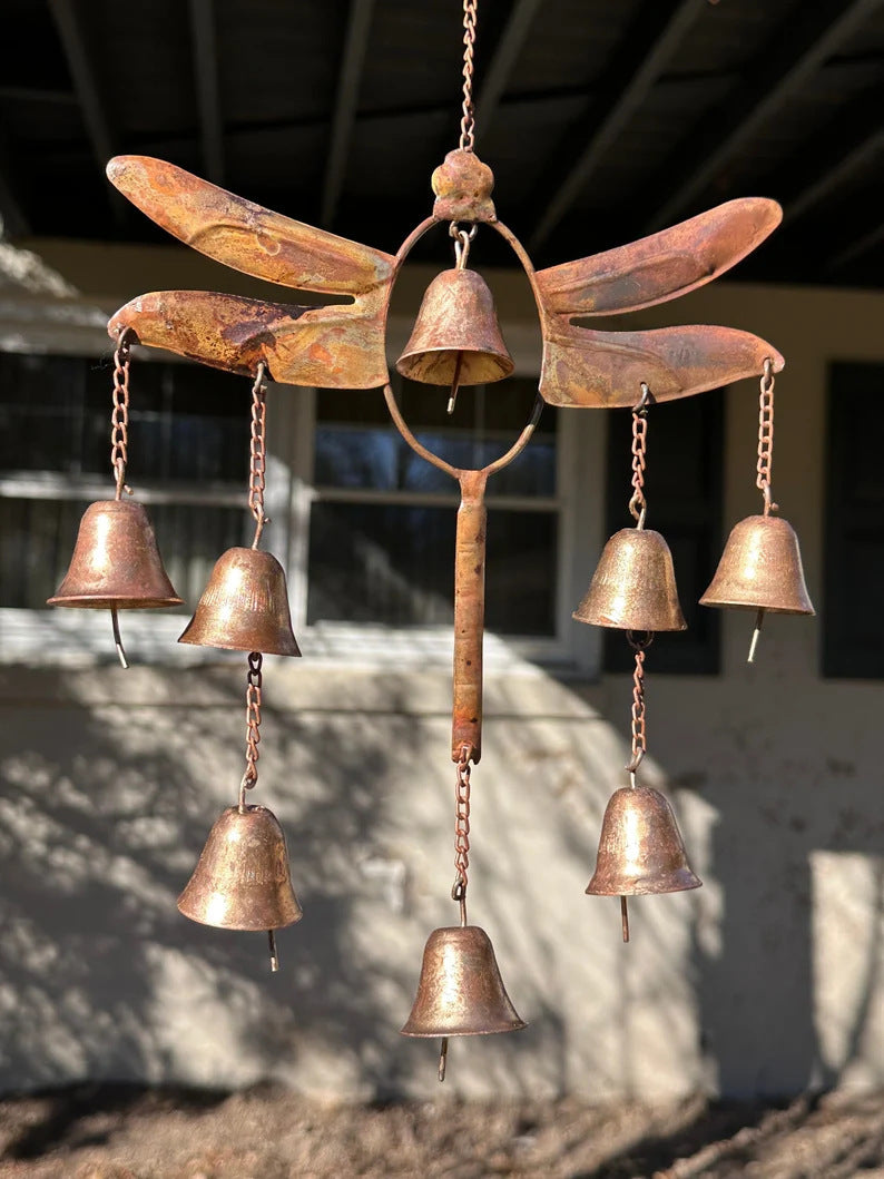 Gardening Decorations Dragonfly Wind Chimes