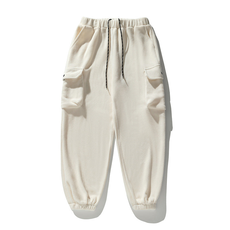 Polar Fleece Loose Sports Workwear Sweatpants