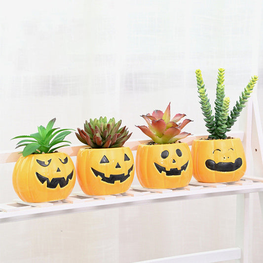 Halloween Succulent Flower Pot Ceramic Flower Pot Aromatherapy