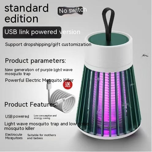 Mosquito Killing Lamp Household USB Mosquito Killers Electric Shock Photocatalyst