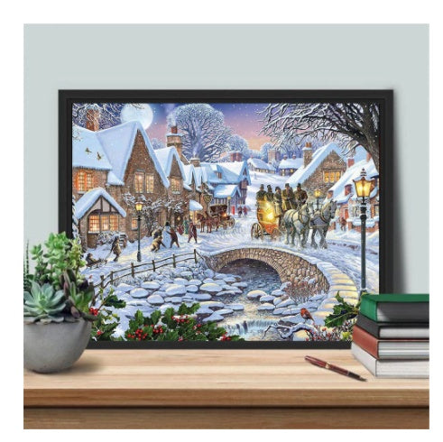 Home Decor Snow Winter Embroidery Set