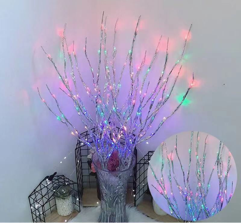 LED Lantern Simulation Branch Light Room Decoration