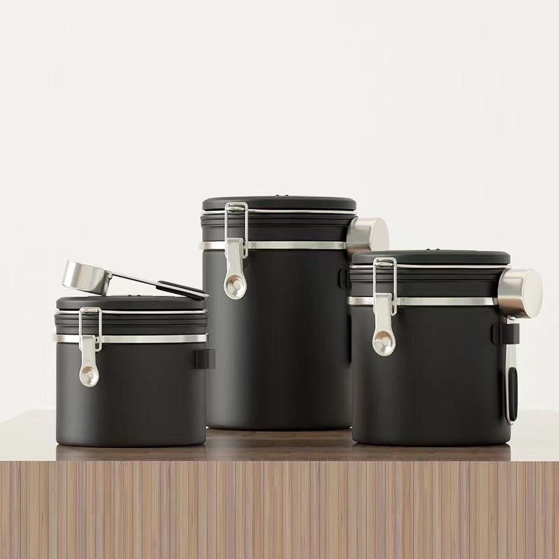 With Spoon Exhaustable Coffee Bean Storage Cans Fresh Tea Milk Powder Cans