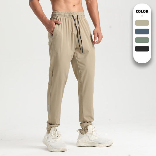 Woven Casual Sports Trousers Men's Thin Loose Straight