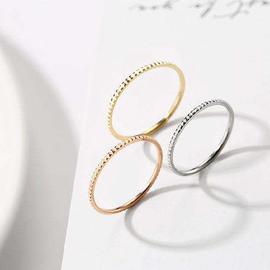 Fashion Minimal Index Finger End Ring