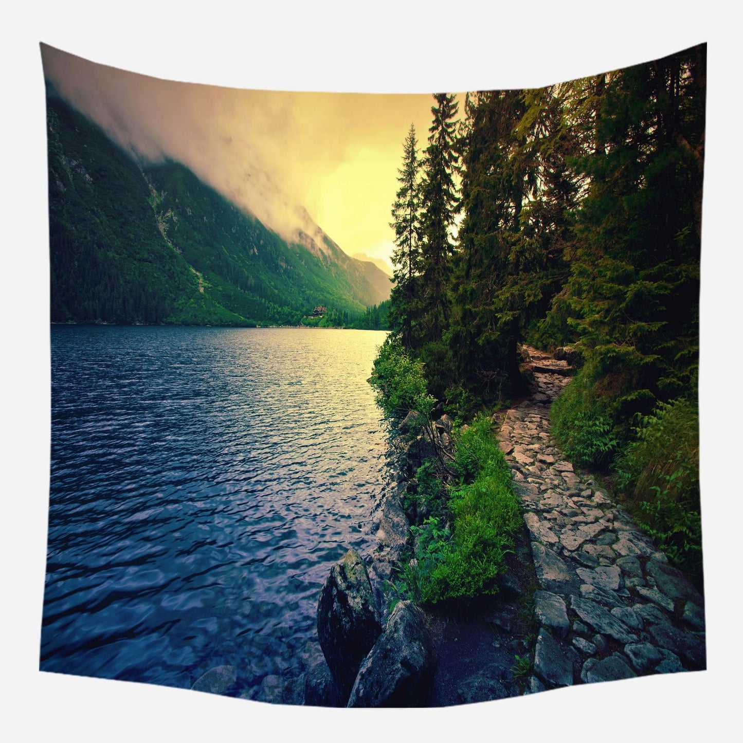 Digital Printing Masking Cloth Landscape Tapestry