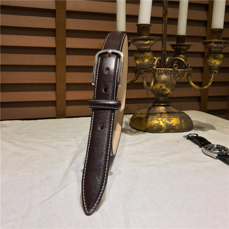 Versatile Retro Simple Leather Belt