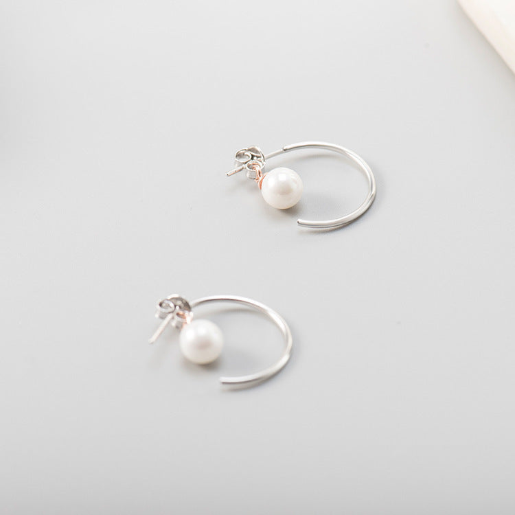 Hypoallergenic pearl earrings