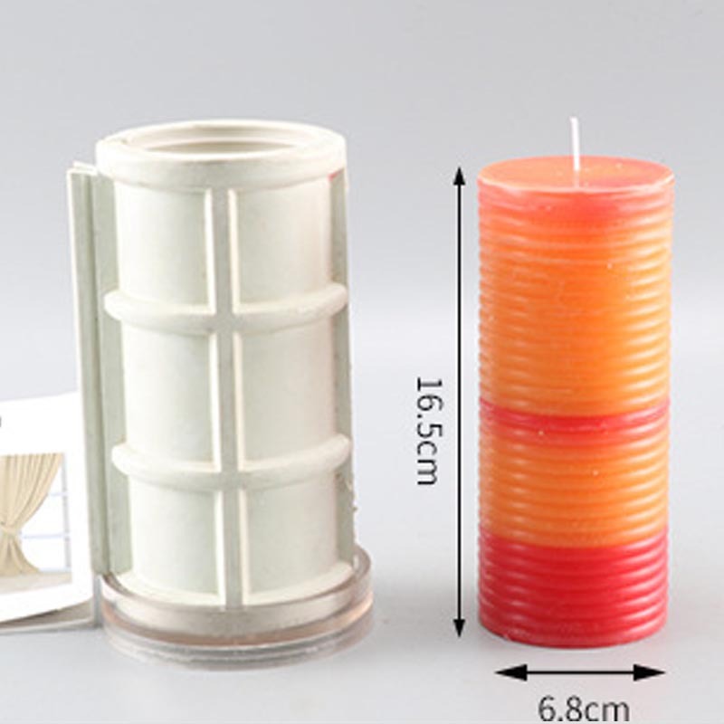 Multi-model hexagonal cylindrical candle mold DIY handmade honeycomb rubber model