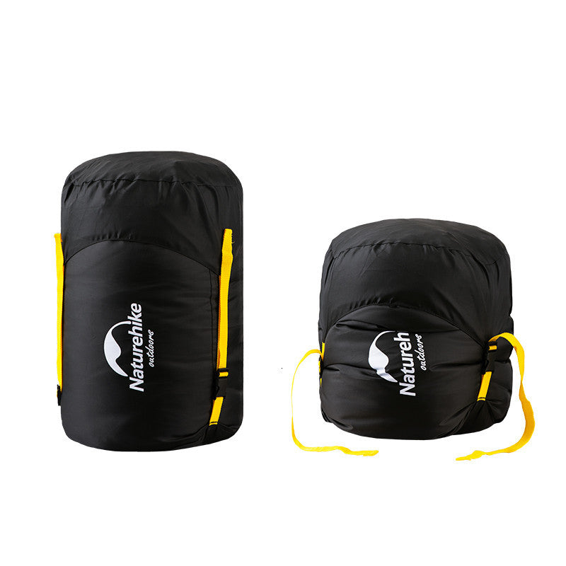 Multifunctional sleeping bag compression bag