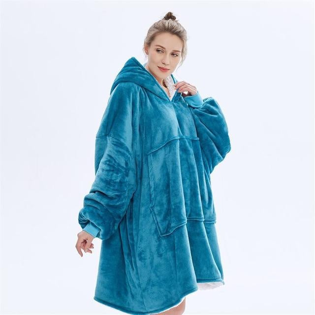 TV blanket outdoor cold and warm night gown