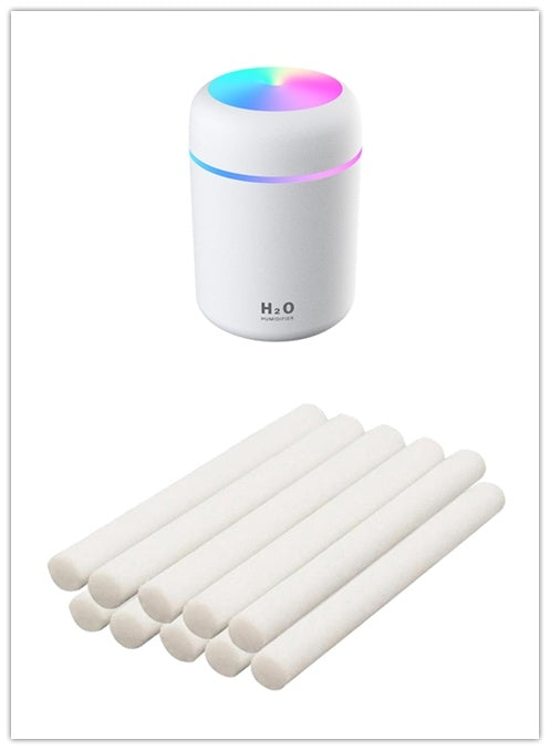 Home Car Charging Colorful Air Humidifier Usb Water Replenishment