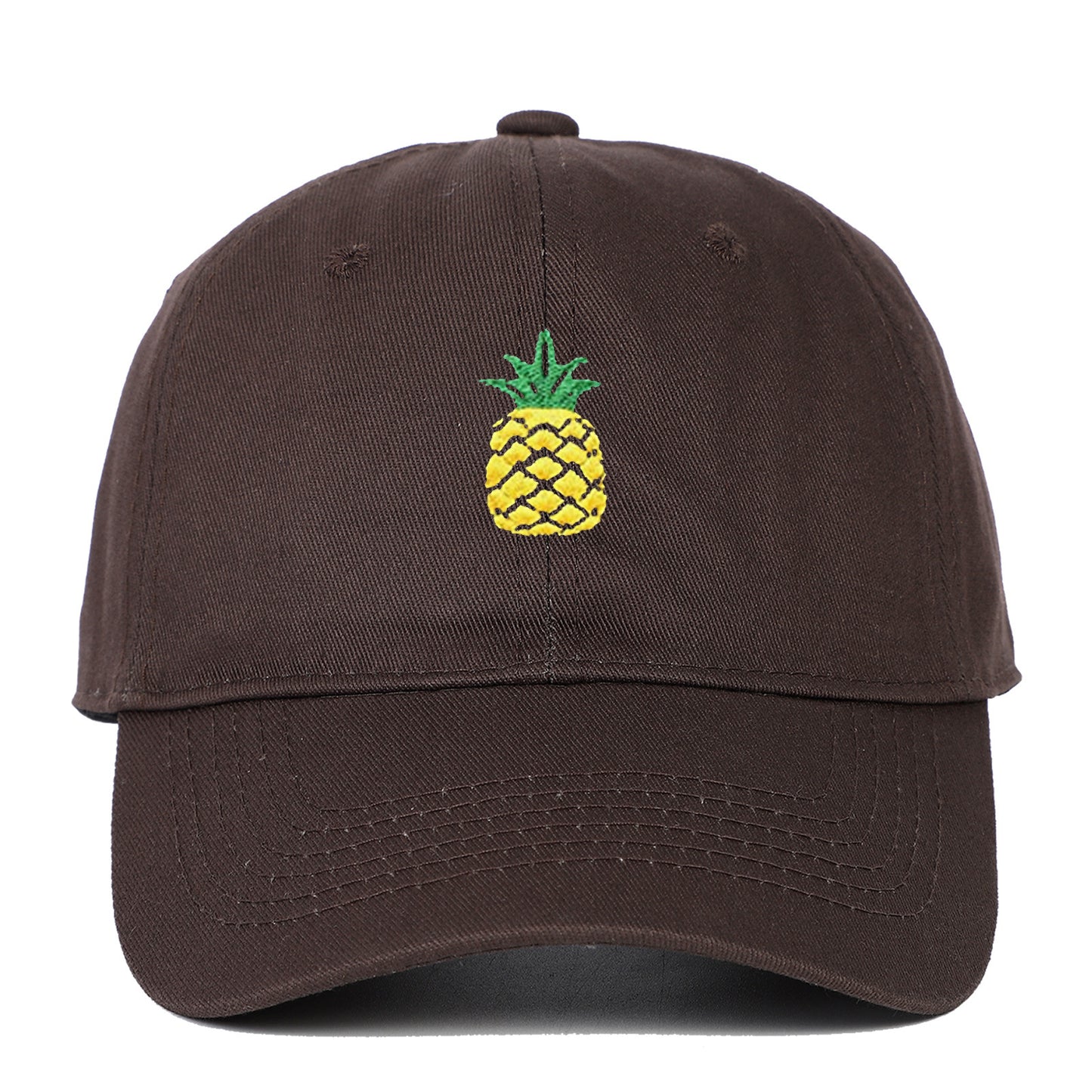 Pineapple Embroidered Baseball Cap Tide Travel Leisure