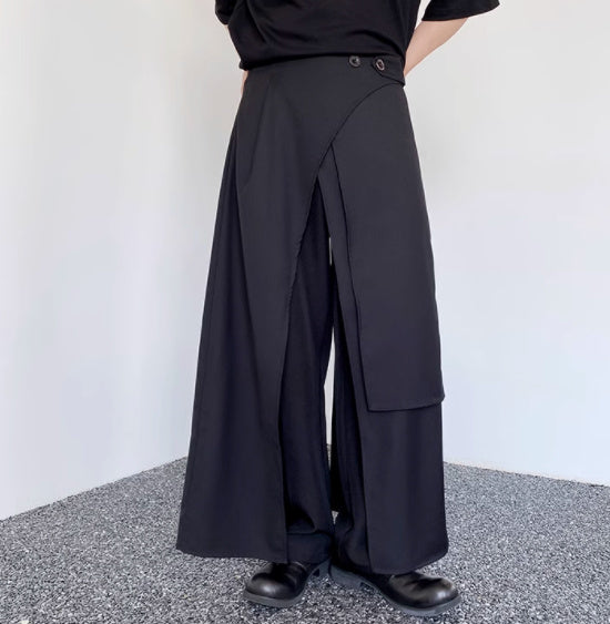 Multi Layered Irregular Large Skirt Cape