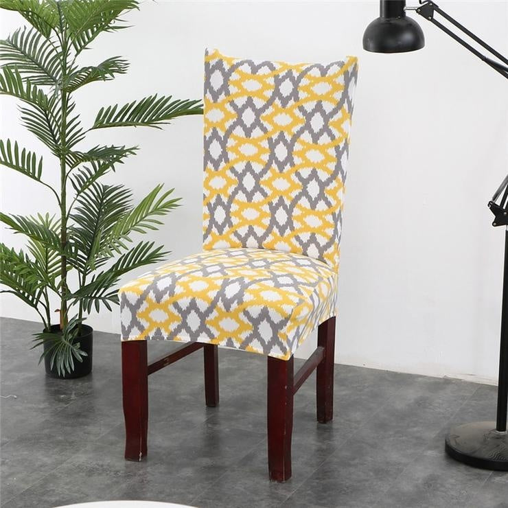 Printed Stretch Dining Chair Covers Set Of 4 Or 6