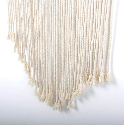 Bohemian literary handmade hemp rope woven pendant