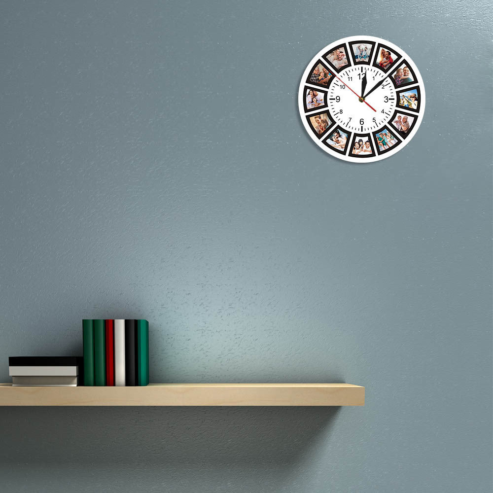 Fashion Simple Personalized Color Photo Clock