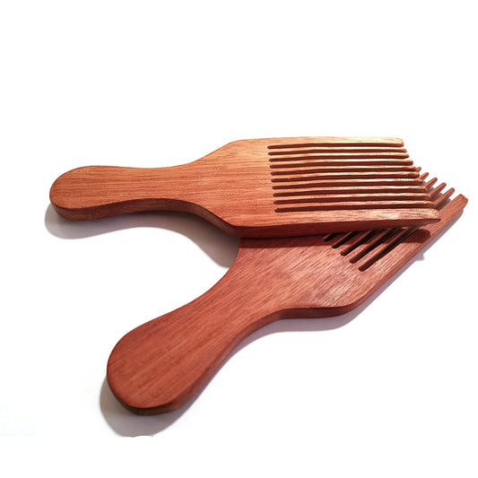 Back comb Wooden comb