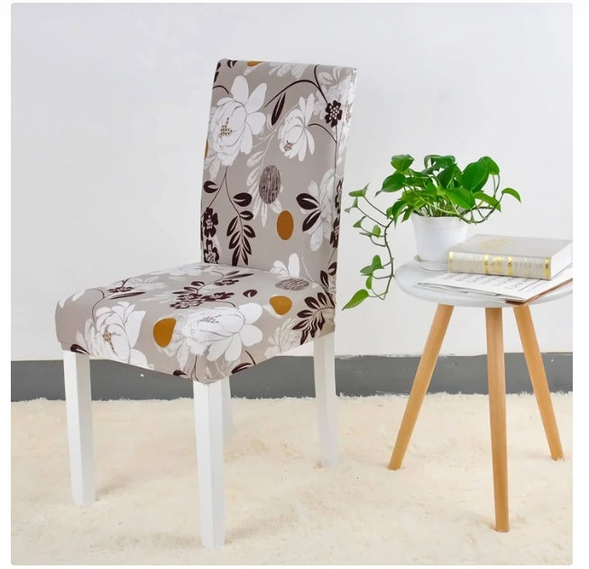 Printed Stretch Dining Chair Covers Set Of 4 Or 6