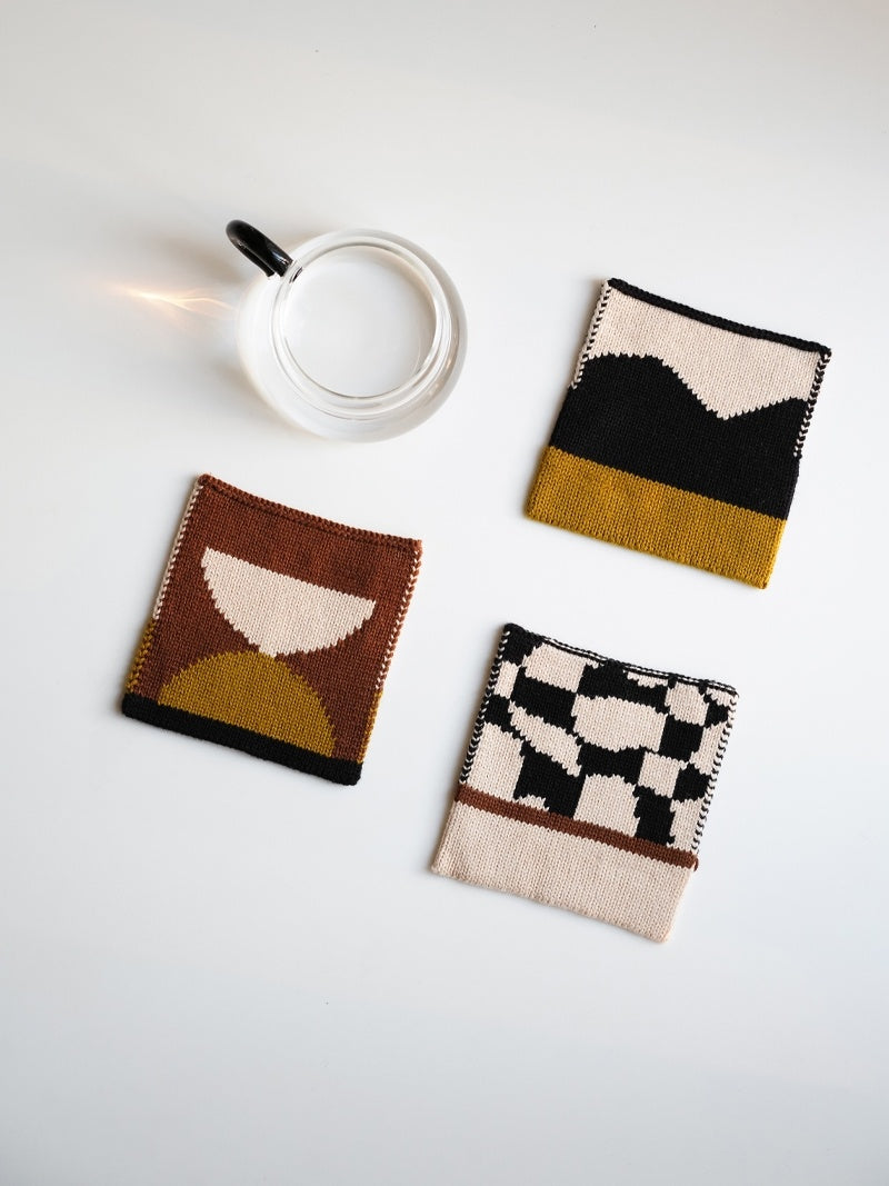 Original Design Cotton Knitted Coaster Insulation Pad