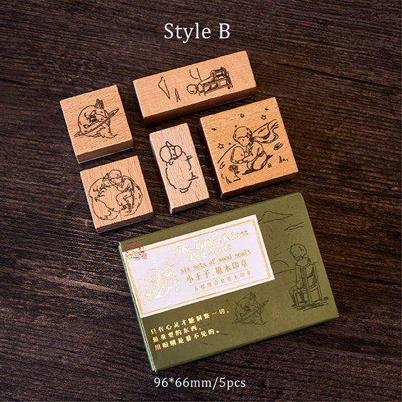 Wooden stamp toy