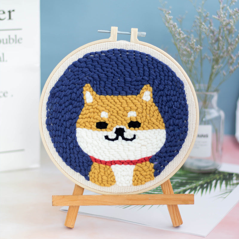 Beginners Wool Poke Embroidery Handmade Creative Material Package