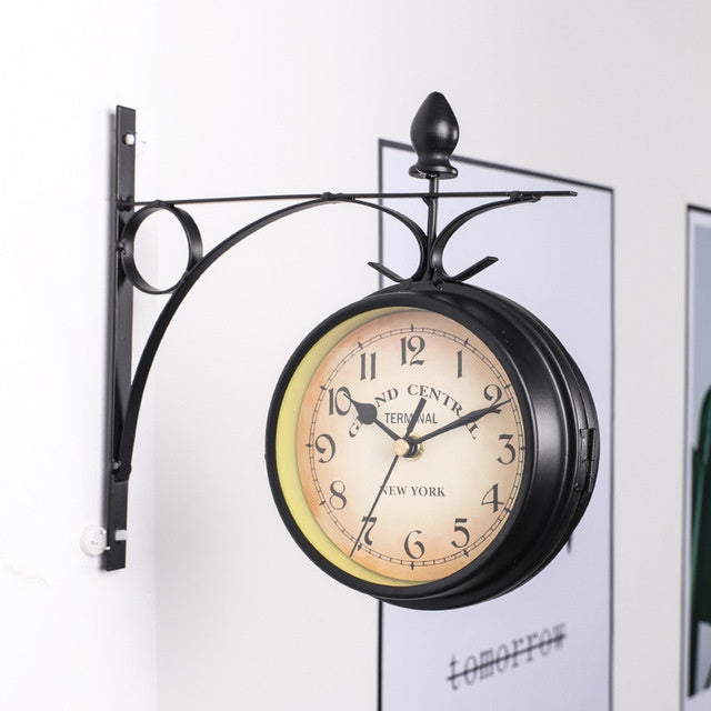 European style clock iron clock