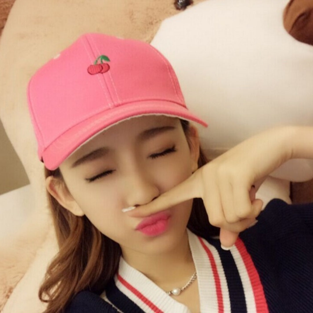 Fruit Hat Outdoor Shopping Couple